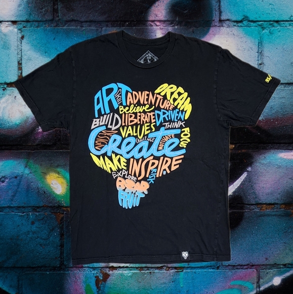 B3ar Fruit Baxter By Justin Peterson Men's T-Shirt Size Large *RARE* 35/60 - Picture 1 of 9